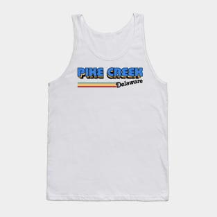 Pike Creek, Delaware / / Retro Styled Design Tank Top